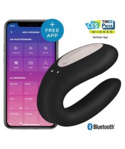 Satisfyer Double Joy Black W/ App (net)