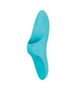 Satisfyer Teaser Finger Vibrator - Light Blue