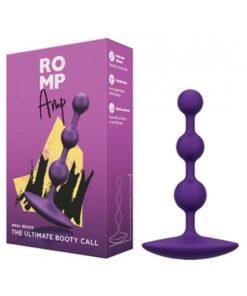 Romp Amp Flexible Anal Beads - Violet
