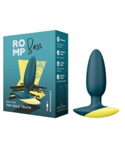 Romp Bass Vibrating Anal Plug - Teal
