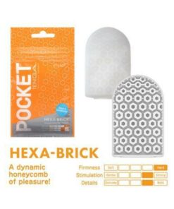 Tenga Pocket Masturbator Sleeve Hexa Brick