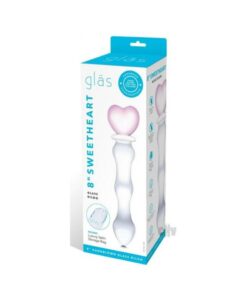 Glas 8" Sweetheart Glass Dildo