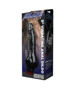 Blue Line 5 In. Vibrating Anal Dildo