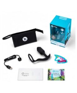 b-Vibe Vibrating Snug & Tug M Black