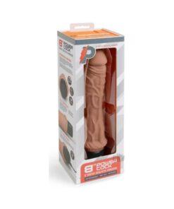 Pc Girthy Realistic Vibrator 8 Mocha