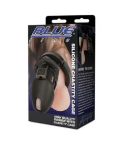Silicone Chastity Cage Black