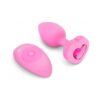 B Vibe Vibrating Heart Shaped Jewel Plug S/m Pink (net)