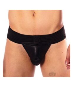 Prowler Red Hole Punch Jock Blk Xl