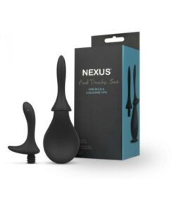 Nexus Anal Douche Set Silicone Black