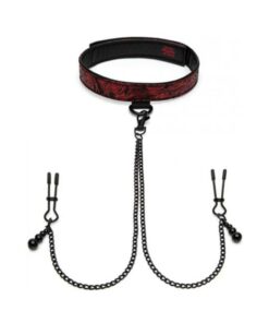 Fifty Shades Of Grey Sweet Anticipation Collar Nipple Clamps