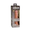 King Cock Elite Silicone Dual-density Cock 8 In. Tan