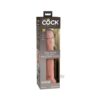 King Cock Elite Silicone Dual-density Cock 10 In. Light