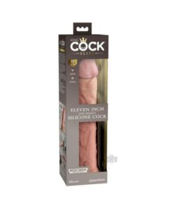 King Cock Elite Silicone Dual-density Cock 11 In. Light