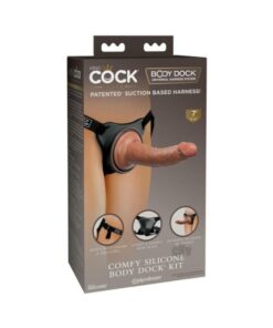 King Cock Elite Comfy Silicone Body Dock Kit