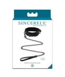 Sincerely Bow Tie Collar And Leash