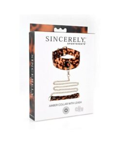 Sincerely Amber Collar And Leash