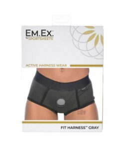Em Ex Fit Harness Med Gray