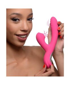 Power Bunny Shudders Suction Vibe Silicone Rechargeable Red