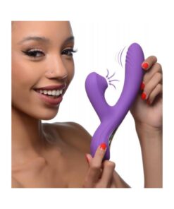 Power Bunny Shivers Suction Dual Stimulator Purple