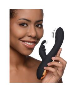 Power Bunny Cuddles Rabbit Vibe Silicone Rechargeable Black