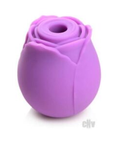 Gossip Cum Into Bloom Clitoral Vibrator Rose Flirt Silicone Violet