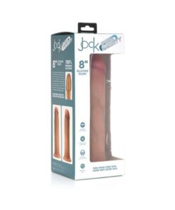 Jock Dual Density Silicone Dildo 8in Light