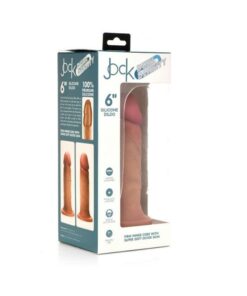 Jock Dual Density Silicone Dildo 6in Light