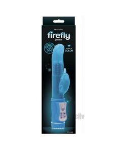 Firefly Jessica Rotating Rabbit Vibrator - Blue
