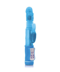 Firefly Thumper Thrusting Rabbit Vibrator - Blue