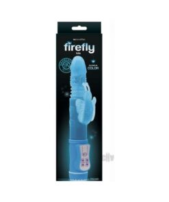 Firefly Lola Thrusting Rabbit Vibrator - Blue
