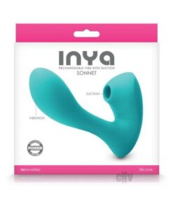 Inya Sonnet Suction Dual Stimulator Rechargeable Teal