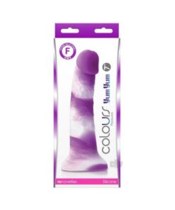 Colours Pleasures Yum Yum 7" Dildo - Purple