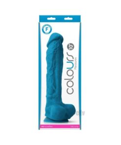 Colours Pleasures 10" Dildo - Blue