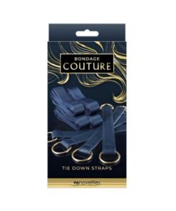 Bondage Couture Tie Down Straps - Blue