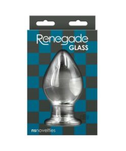 Renegade Glass Knight Anal Plug - Clear