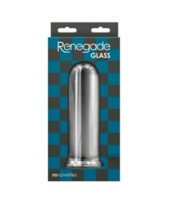 Renegade Glass Rook Anal Plug - Clear