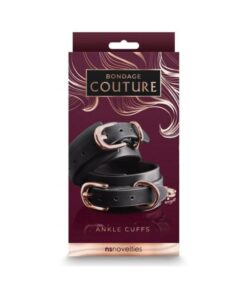 Bondage Couture Ankle Cuffs Black