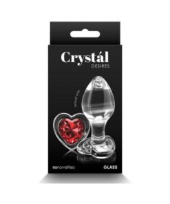 Crystal Desires Red Heart Medium