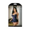 Tease Elle Floral Burnout Velvet Skirted Bustier