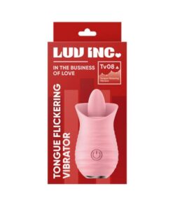 Luv Inc Tv08 Tongue Flickering Vibrator Pink