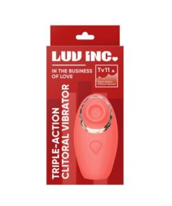 Luv Inc Tv11 Triple-action Clitoral Vibrator Coral