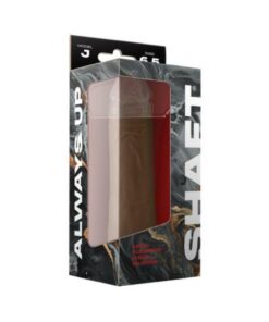 Shaft Model J Liquid Silicone Dong 6.5 In. Oak