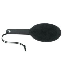 16 In. Ping Pong Paddle With Black Faux Fur