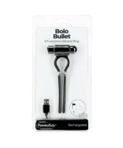 Powerbullet Bolo Bullet Adjustable Cock Ring Black