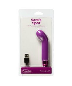 Sara's Spot Rechargeable Bullet With Removable G-spot Sleeve Purple
