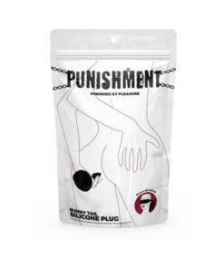 Punishment Bunny Tail Plug Black