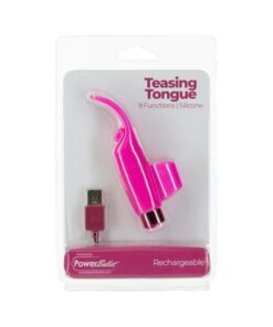 Powerbullet Teasing Tongue With Mini Rechargeable Bullet 2.5 In. Pink
