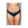 Buns Out Cheeky Shorts Blue Medium
