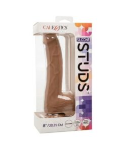 Silicone Studs 8 Brown