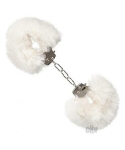 Ultra Fluffy Furry Cuffs White